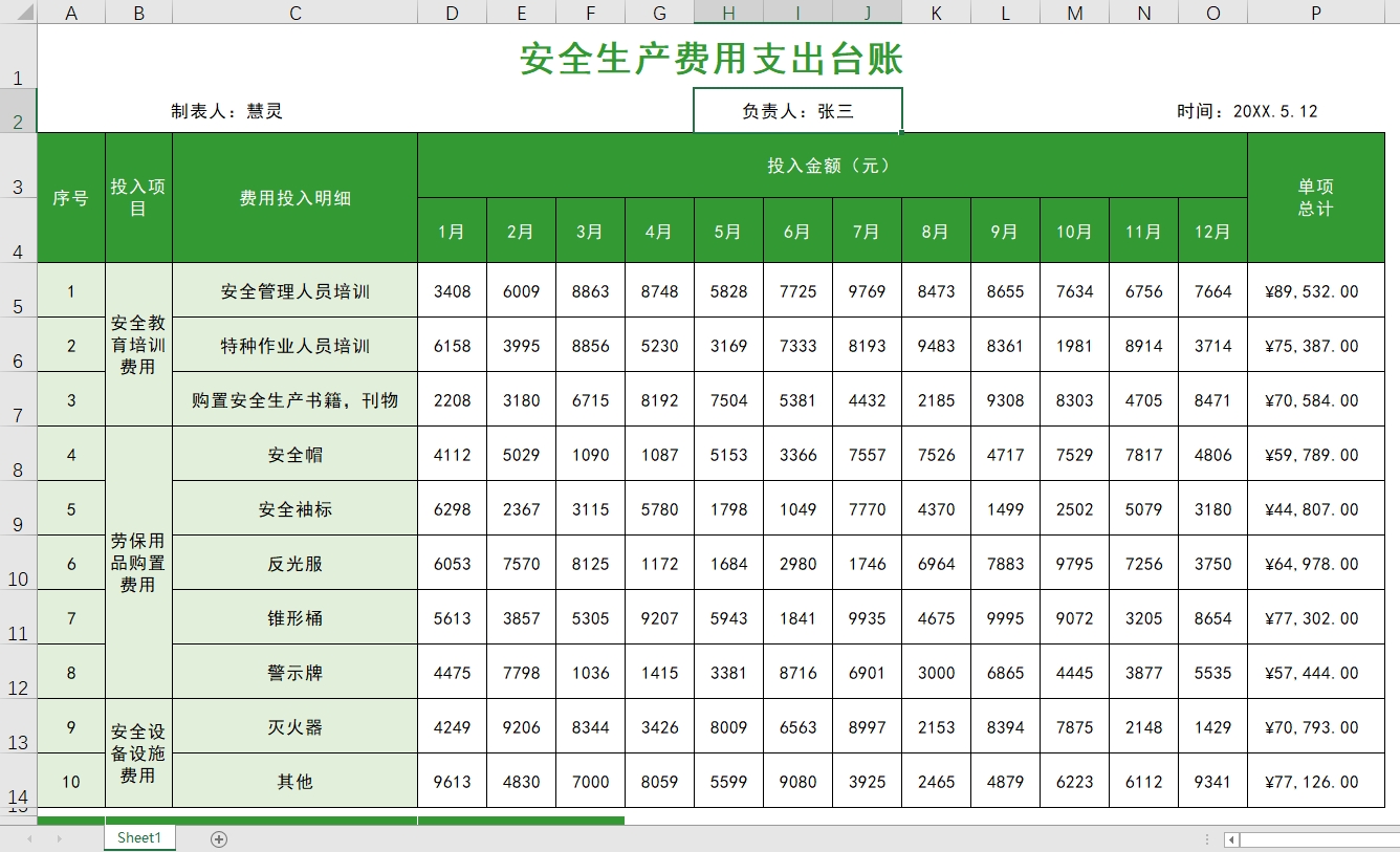 工厂车间生产进度成本订单量PMC计划Excel模板资料下载