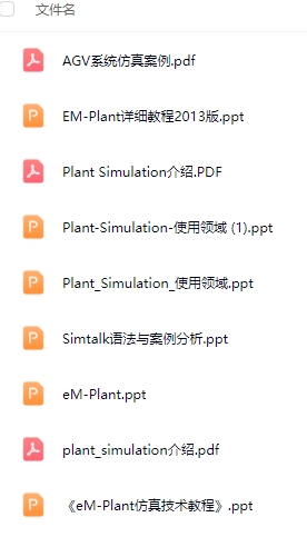plant simulation视频教程资料，约300加案例实操编程教程